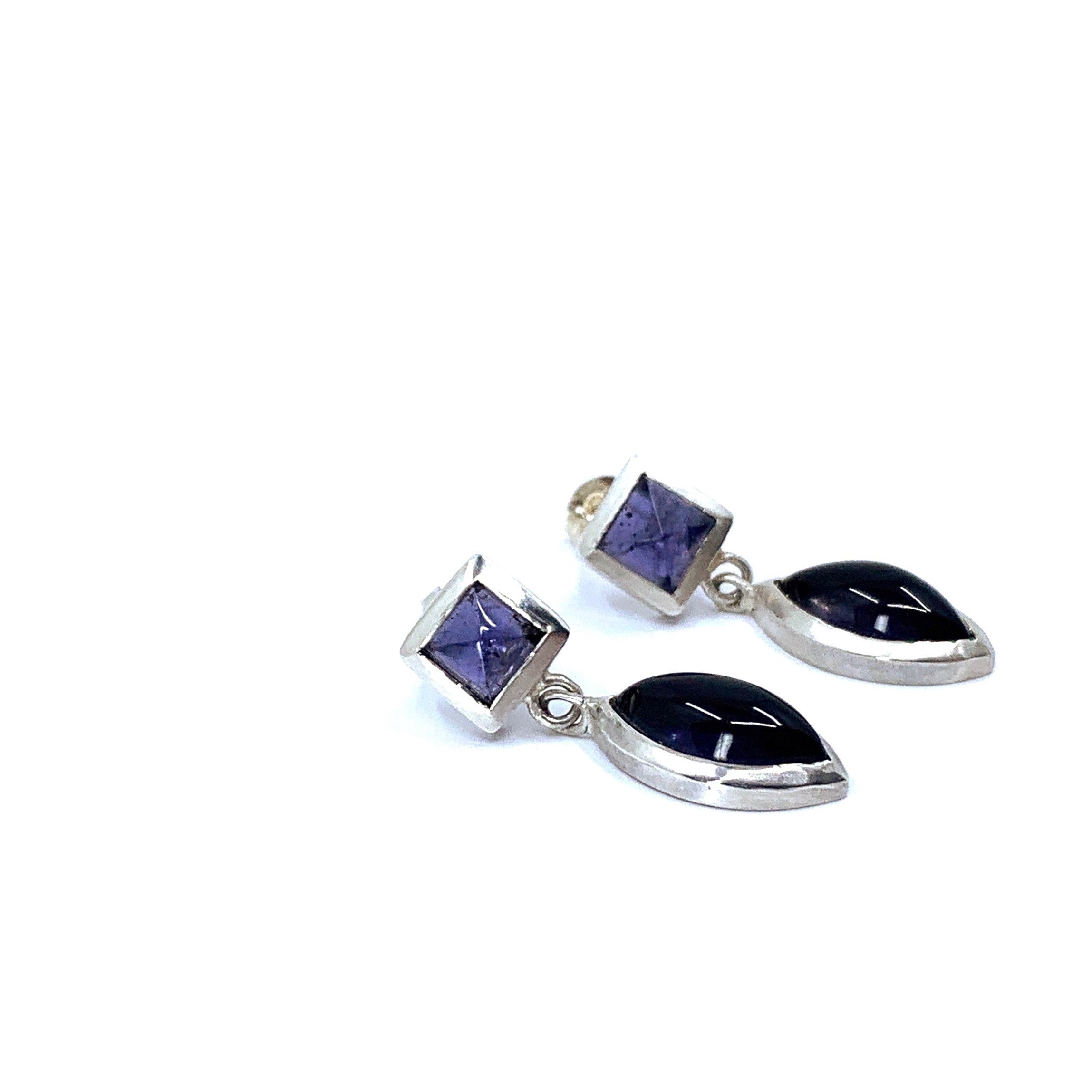 Iolite new arrivals drop earrings